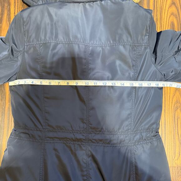 Cole Haan Removable Faux Fur Hooded Long Length Down Coat/Jacket Size S - Picture 13 of 15